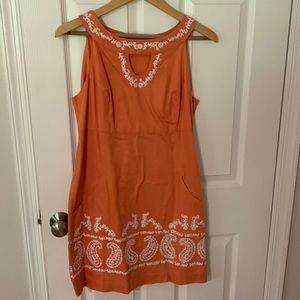 Orange Lilly w/ Embroider Details